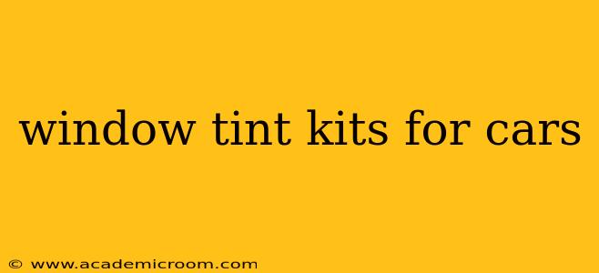 window tint kits for cars